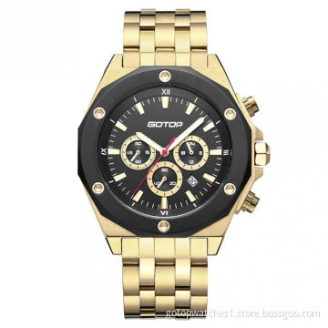 FEATURES OF SS299 GOLD AND BLACK MEN'S